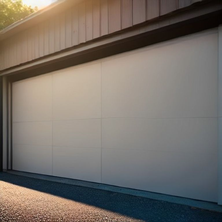 Jeffrey & Gary Garage Door's Repairs Inc — professional Garage Door Repair in Deerfield, our branded team and work van — Garage Door Repair near me